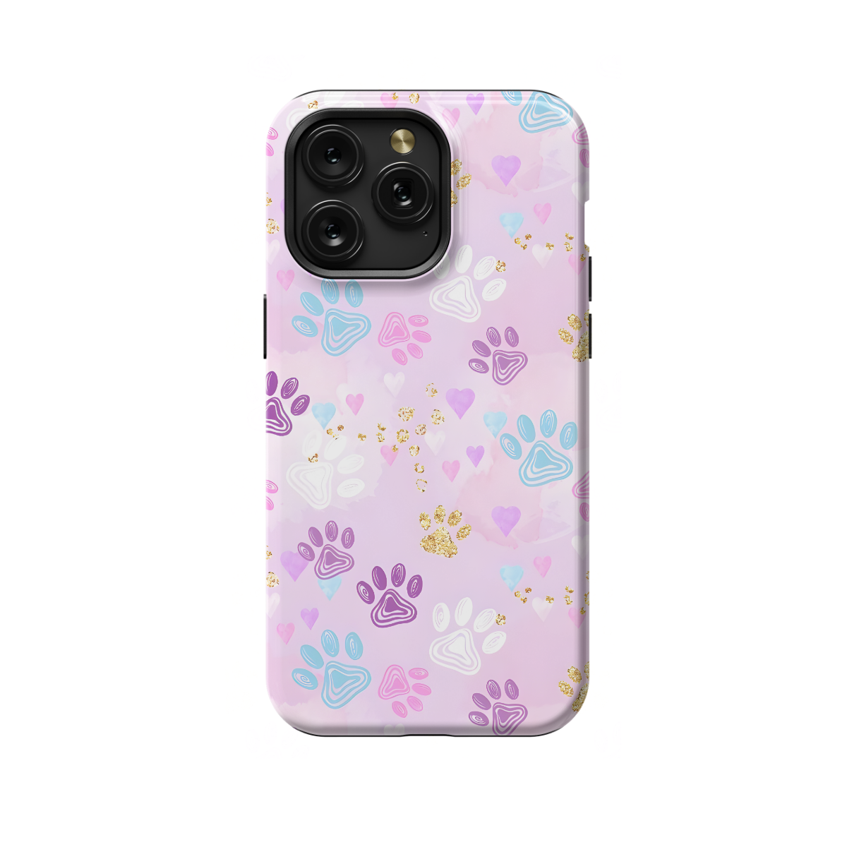 Pink Dog Paw Phone Case iPhone Samsung Pixel & More 234 - Image 1