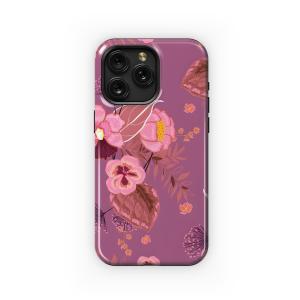 Pink Floral Botanical Garden Design Phone Case iPhone Samsung Cover Pixel 5382 - Image 1