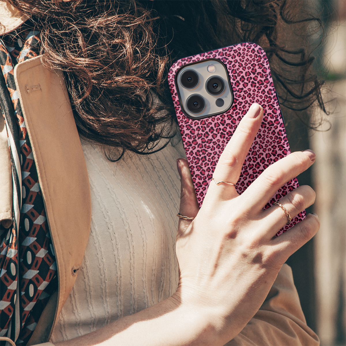 Pink Leopard Spots
 Phone Case iPhone Samsung Cover Pixel 4026 - Image 5