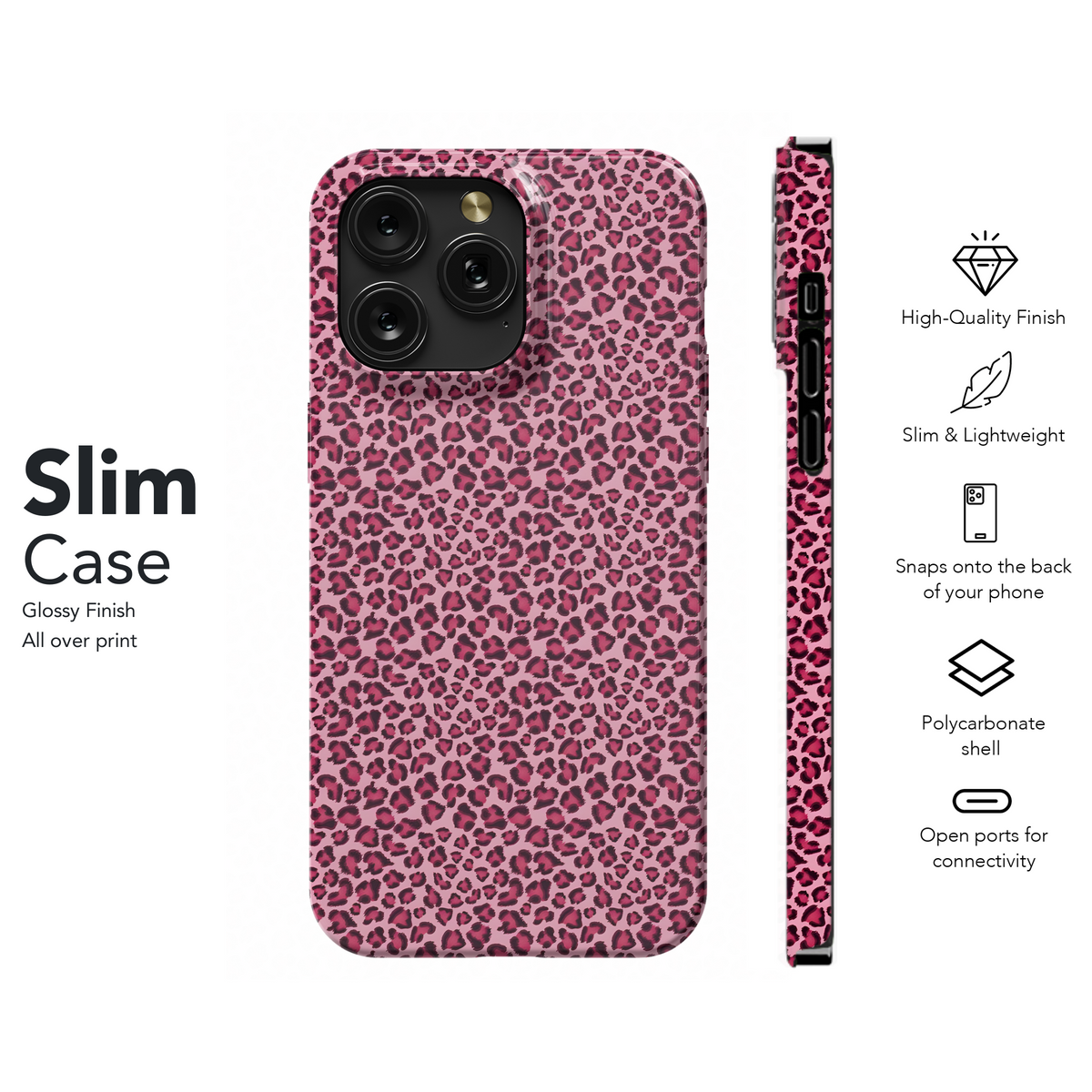 Pink Leopard Spots
 Phone Case iPhone Samsung Cover Pixel 4026 - Image 7