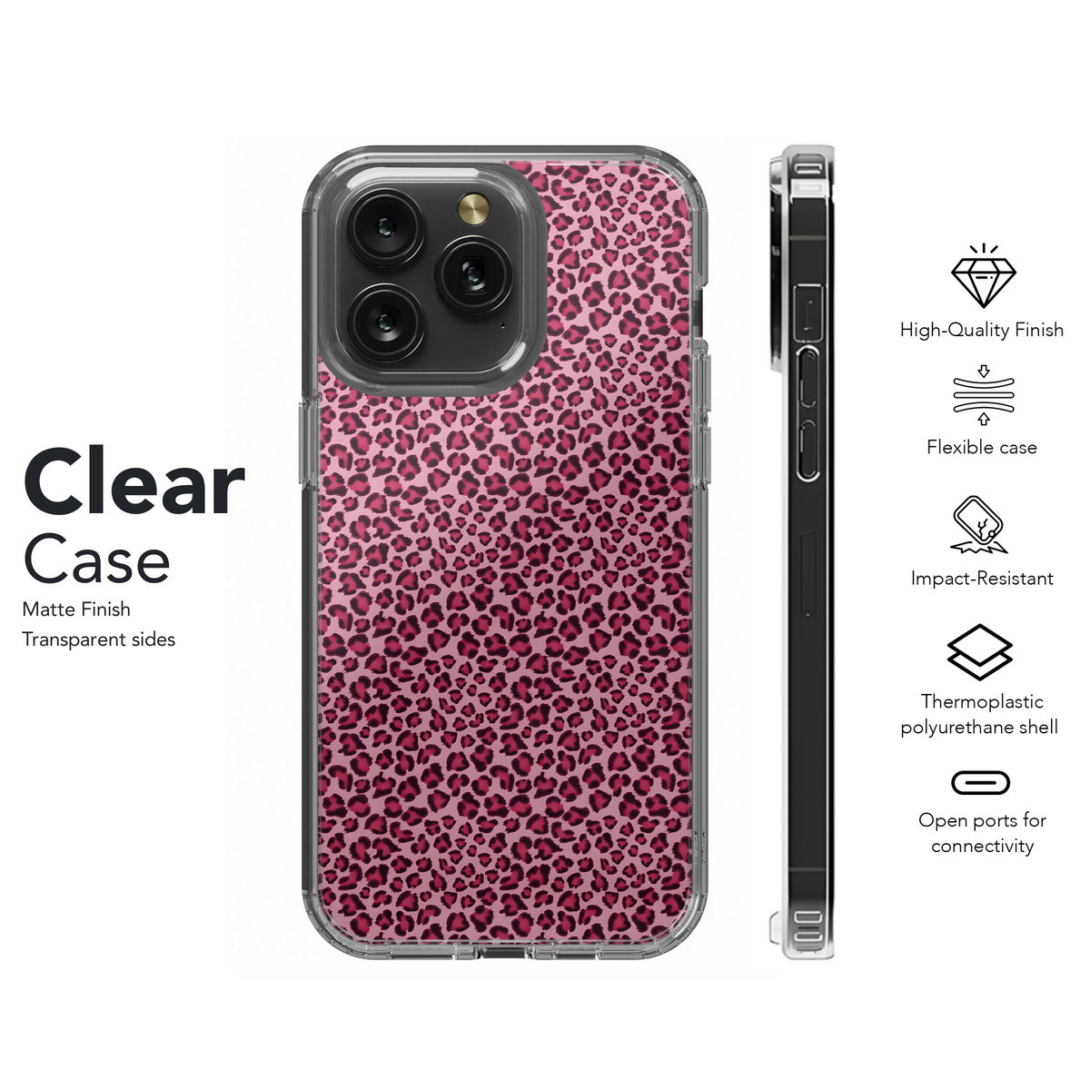 Pink Leopard Spots
 Phone Case iPhone Samsung Cover Pixel 4026 - Image 8