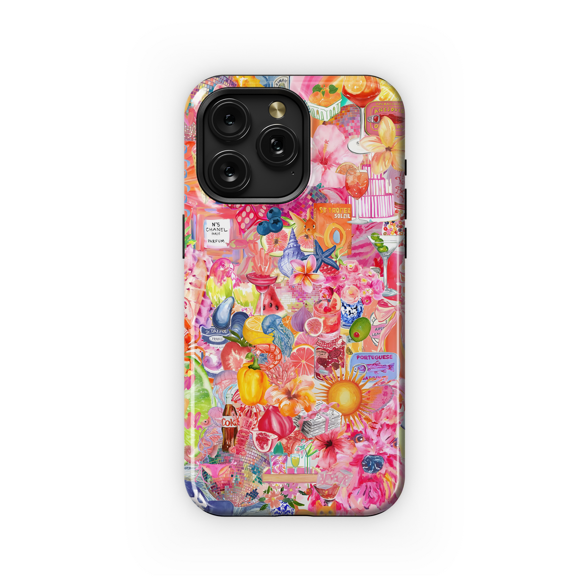 Pink Paradise Collage
 Phone Case iPhone Samsung Cover Pixel 4188 - Image 1