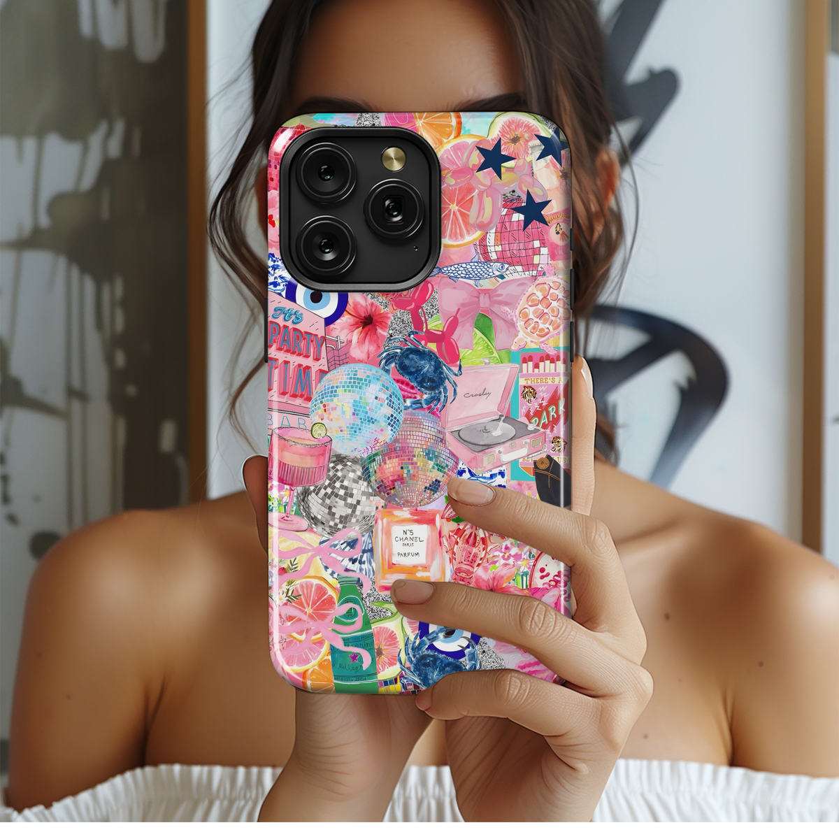 Pink Party Paradise
 Phone Case iPhone Samsung Cover Pixel 4183 - Image 2