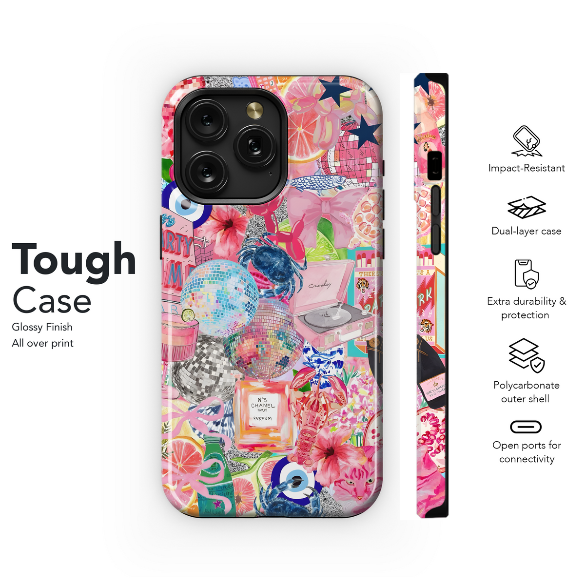 Pink Party Paradise
 Phone Case iPhone Samsung Cover Pixel 4183 - Image 6