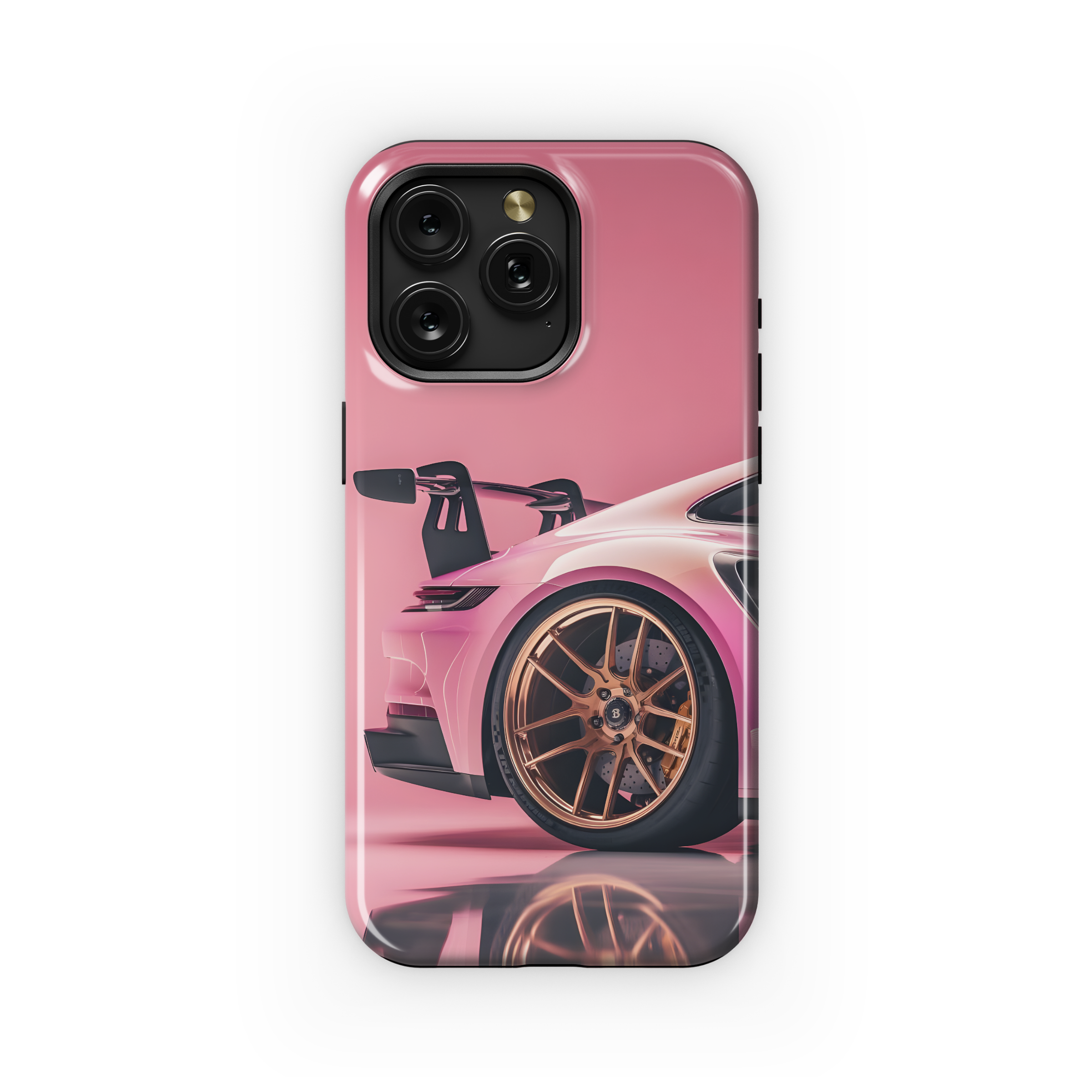 Pink Porsche Dream  
 Phone Case iPhone Samsung Cover Pixel 4412 - Image 1