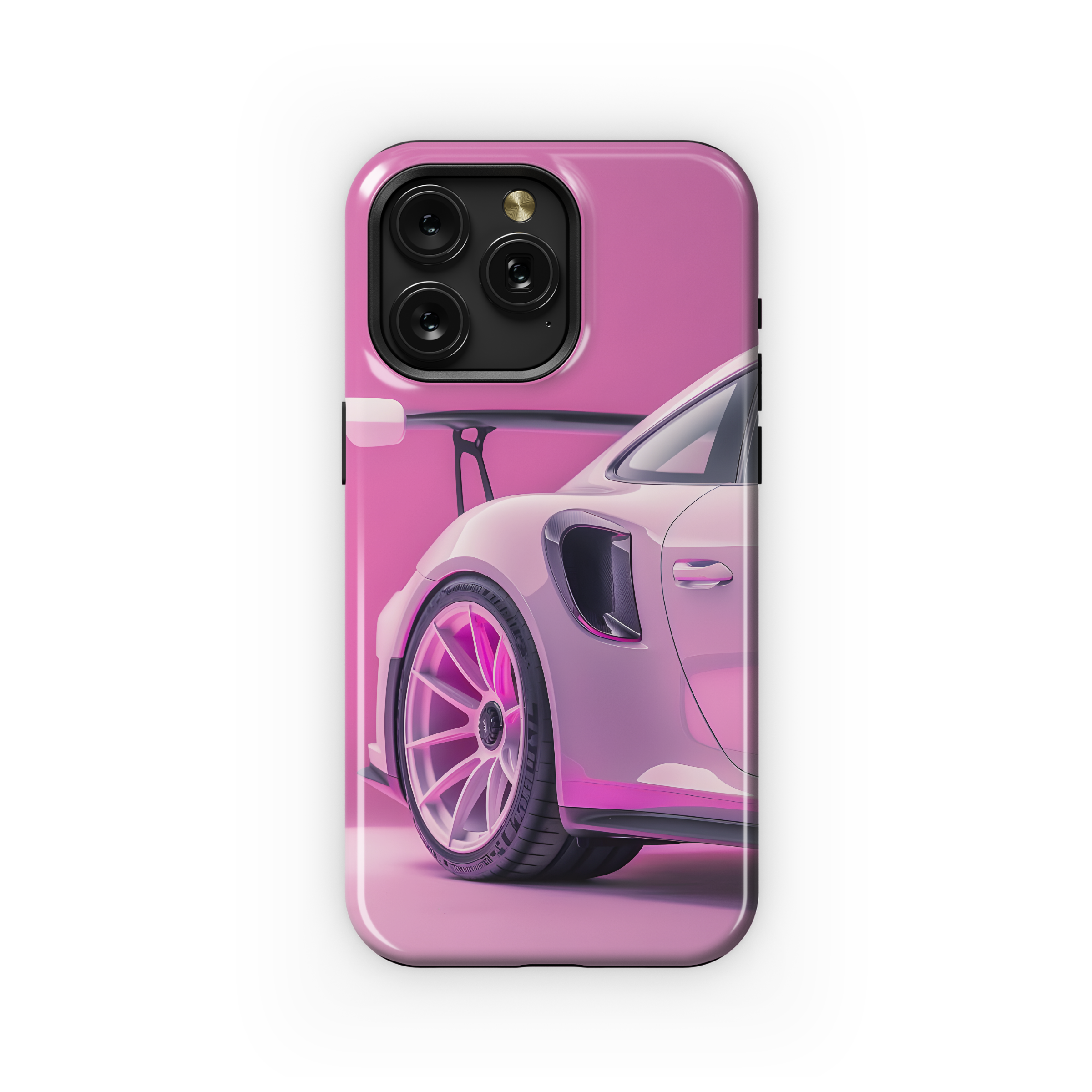 Pink Porsche GT3 RS
 Phone Case iPhone Samsung Cover Pixel 4422 - Image 1