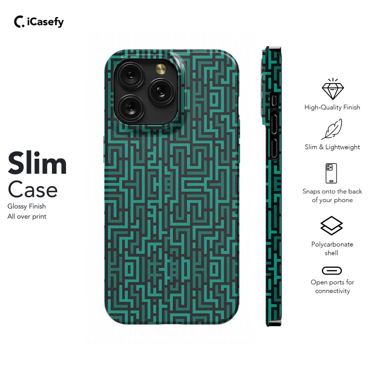 Pixel Circuit Board Phone Case for iPhone and Samsung - Durable and Stylish - Image 6