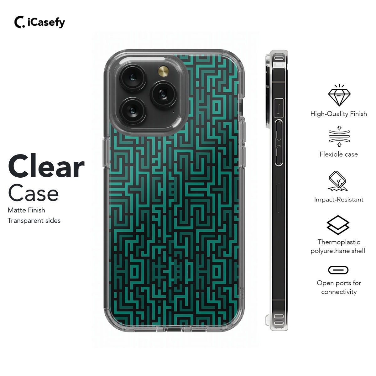 Pixel Circuit Board Phone Case for iPhone and Samsung - Durable and Stylish - Image 7