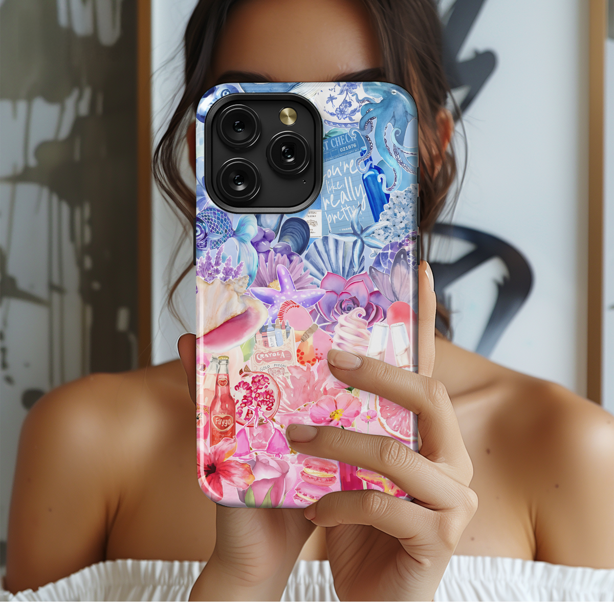 Pretty Pastel Paradise
 Phone Case iPhone Samsung Cover Pixel 4186 - Image 2