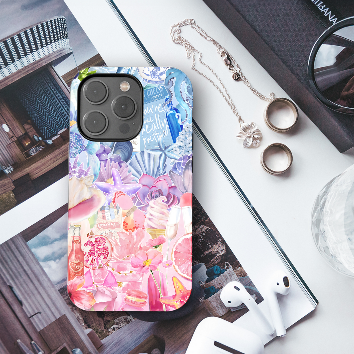 Pretty Pastel Paradise
 Phone Case iPhone Samsung Cover Pixel 4186 - Image 3