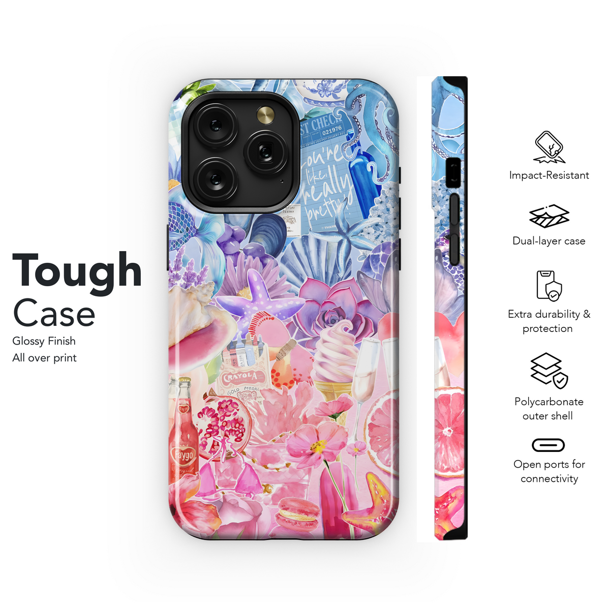 Pretty Pastel Paradise
 Phone Case iPhone Samsung Cover Pixel 4186 - Image 6