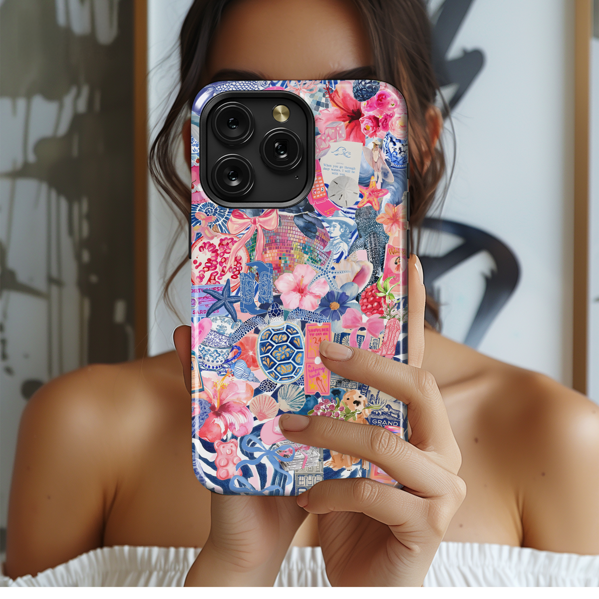 Pretty Pink Paradise
 Phone Case iPhone Samsung Cover Pixel 4189 - Image 2