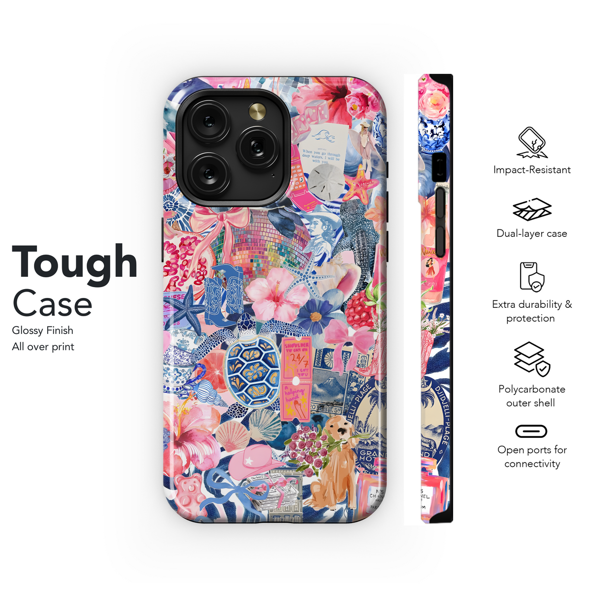 Pretty Pink Paradise
 Phone Case iPhone Samsung Cover Pixel 4189 - Image 6