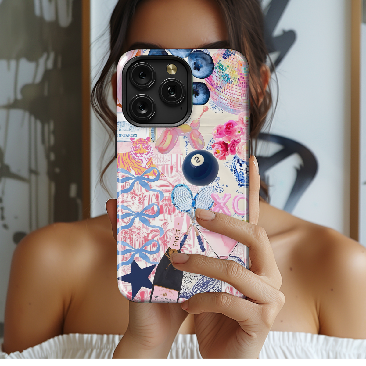 Pretty Pink Party
 Phone Case iPhone Samsung Cover Pixel 4182 - Image 2