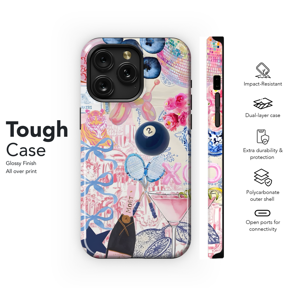 Pretty Pink Party
 Phone Case iPhone Samsung Cover Pixel 4182 - Image 6