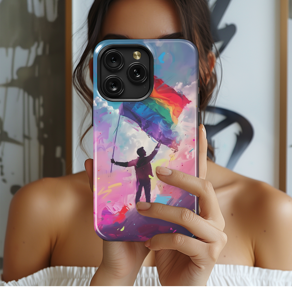 Pride Flag Artwork
 Phone Case iPhone Samsung Cover Pixel 4232 - Image 2