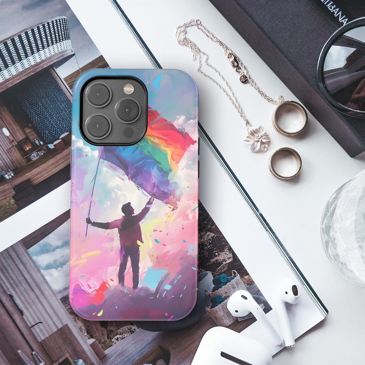 Pride Flag Artwork
 Phone Case iPhone Samsung Cover Pixel 4232 - Image 3