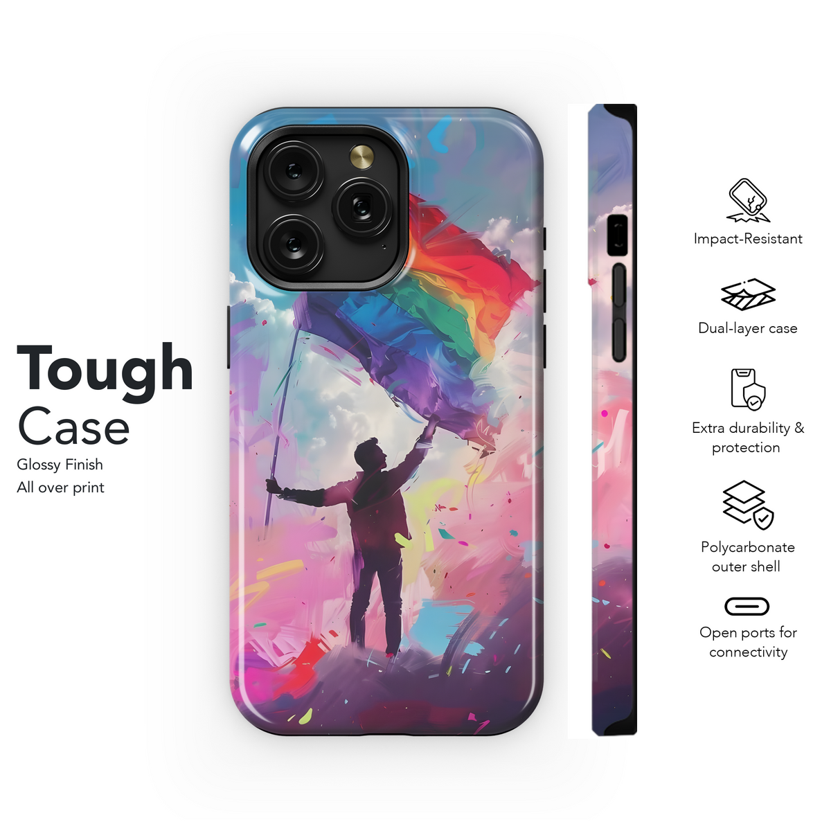 Pride Flag Artwork
 Phone Case iPhone Samsung Cover Pixel 4232 - Image 6