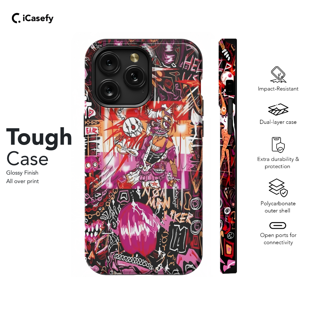 Pride Gothic Aesthetic Phone Case iPhone Samsung Cover Pixel 1673 - Image 5