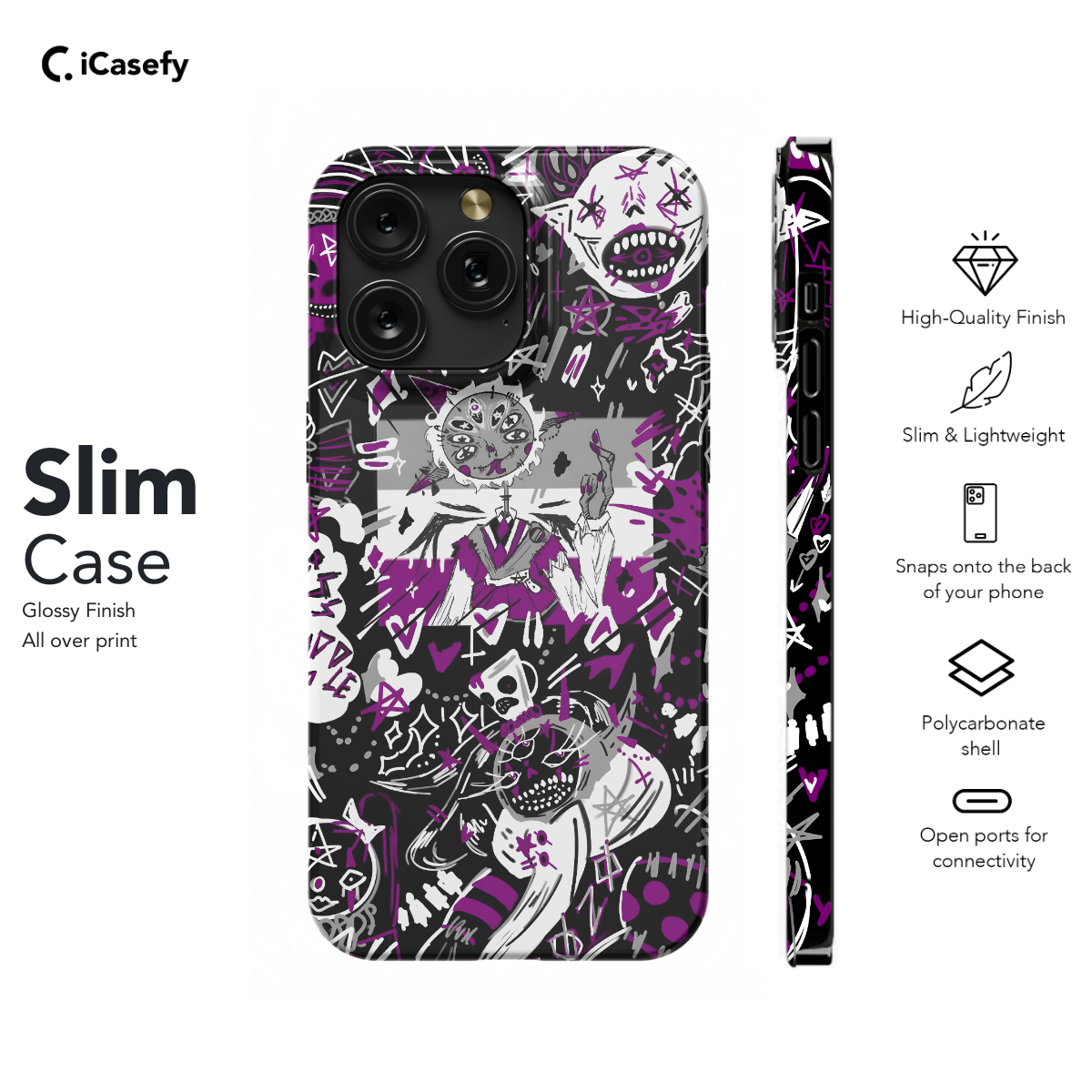 Pride Gothic Aesthetic Phone Case iPhone Samsung Cover Pixel 1676 - Image 6