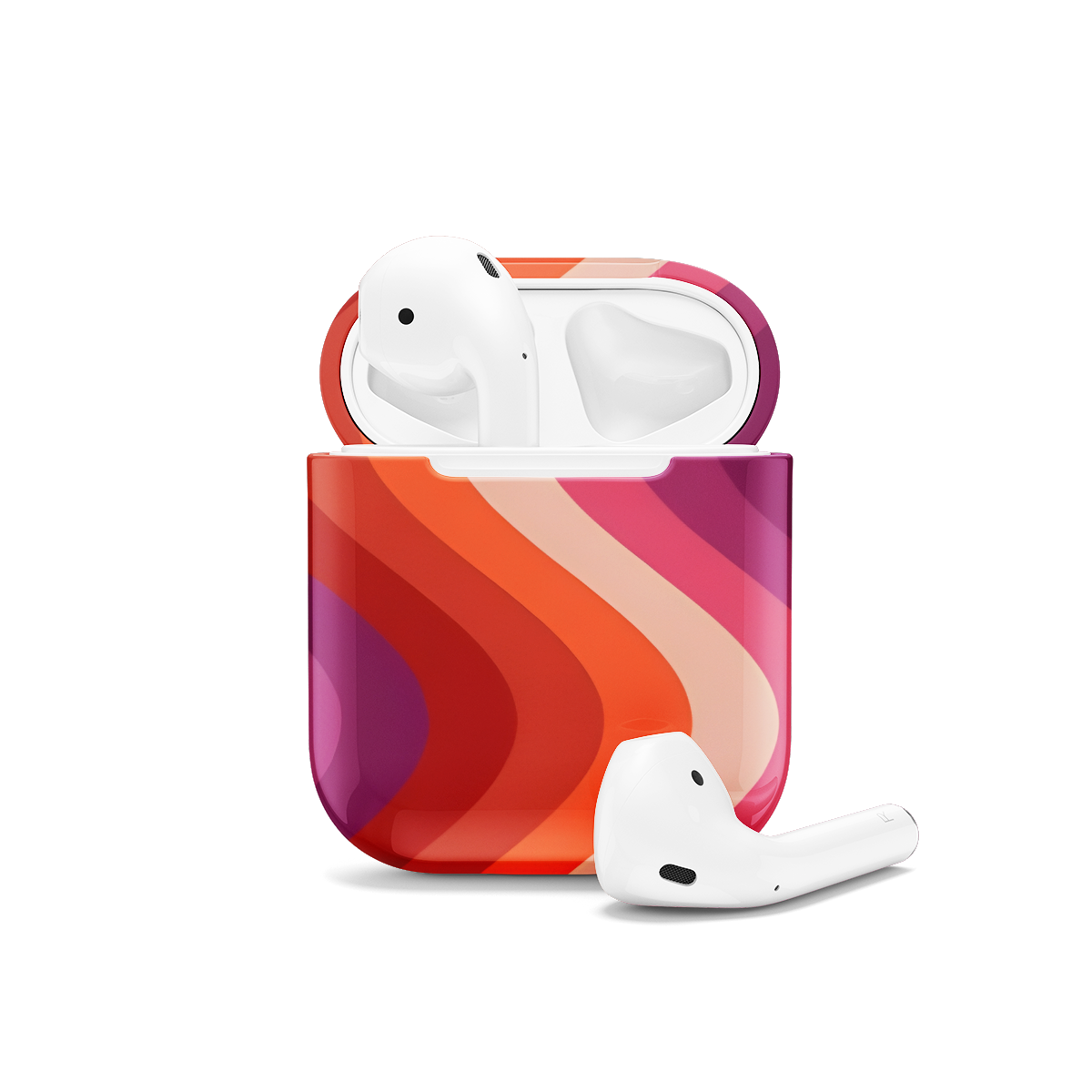 Pride Rainbow AirPods Case AirPods Pro AirPods Pro 2 AirPods 3 AirPods 2 Glossy 1667 - Image 1