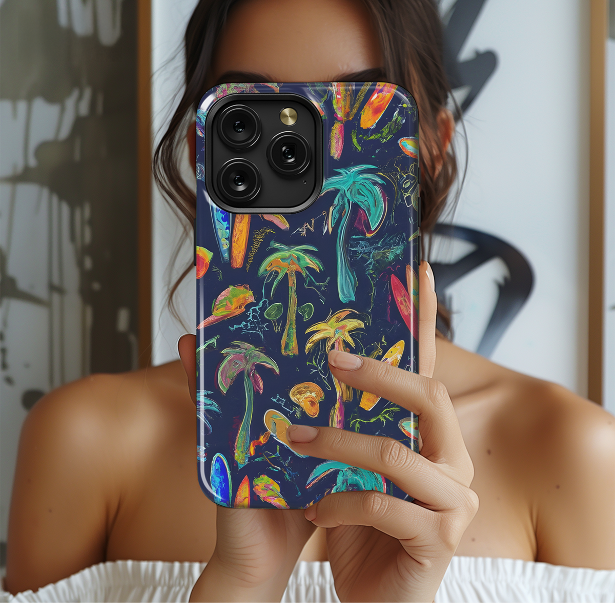 Psychedelic Graffiti Phone Case iPhone Samsung Cover Pixel 3616 - Image 2