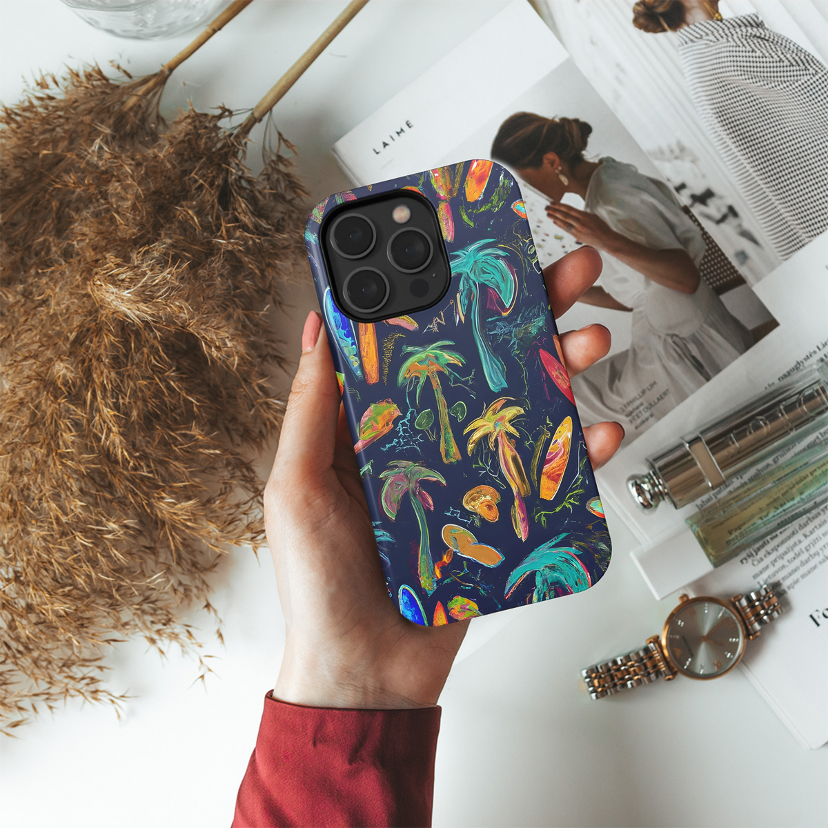 Psychedelic Graffiti Phone Case iPhone Samsung Cover Pixel 3616 - Image 4