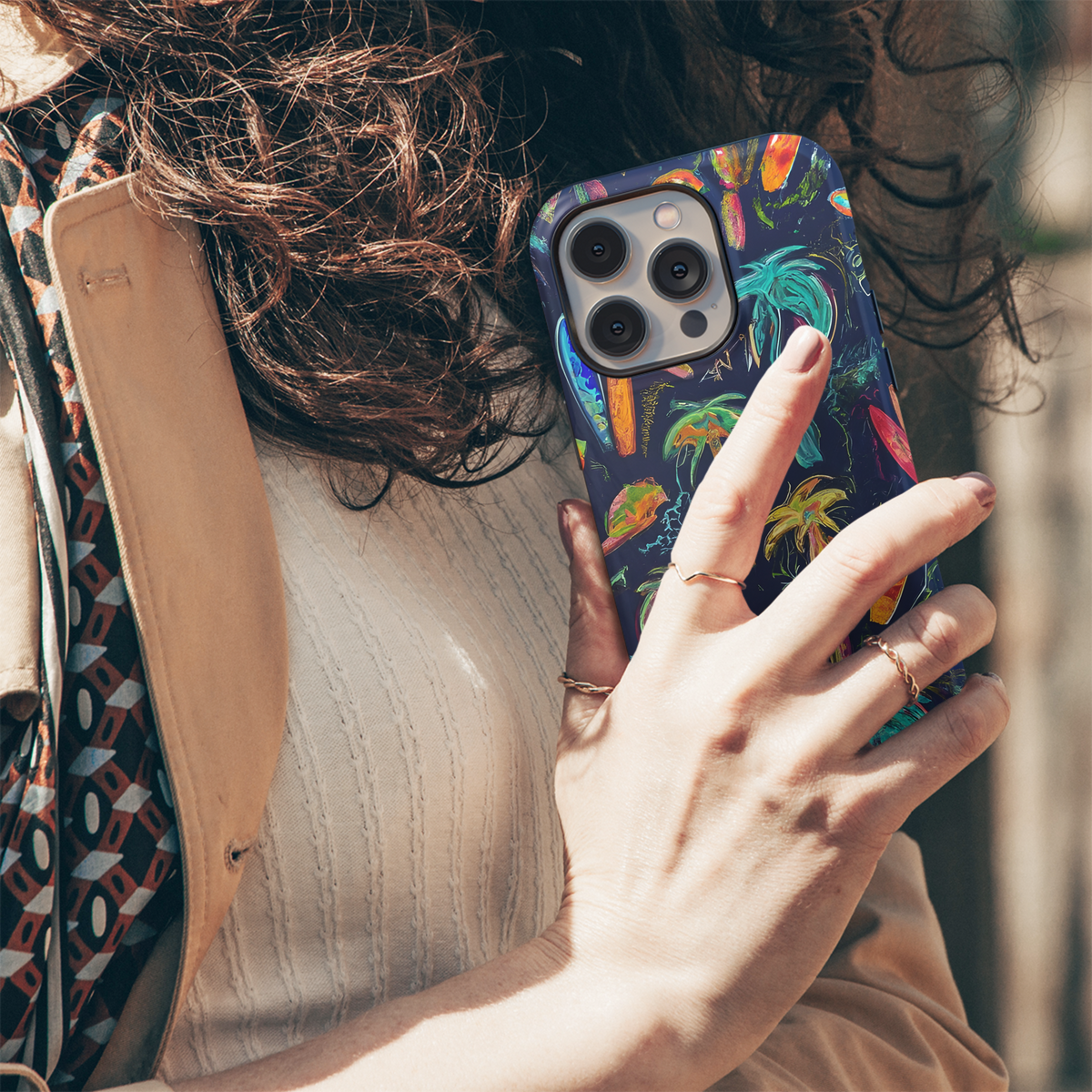 Psychedelic Graffiti Phone Case iPhone Samsung Cover Pixel 3616 - Image 5