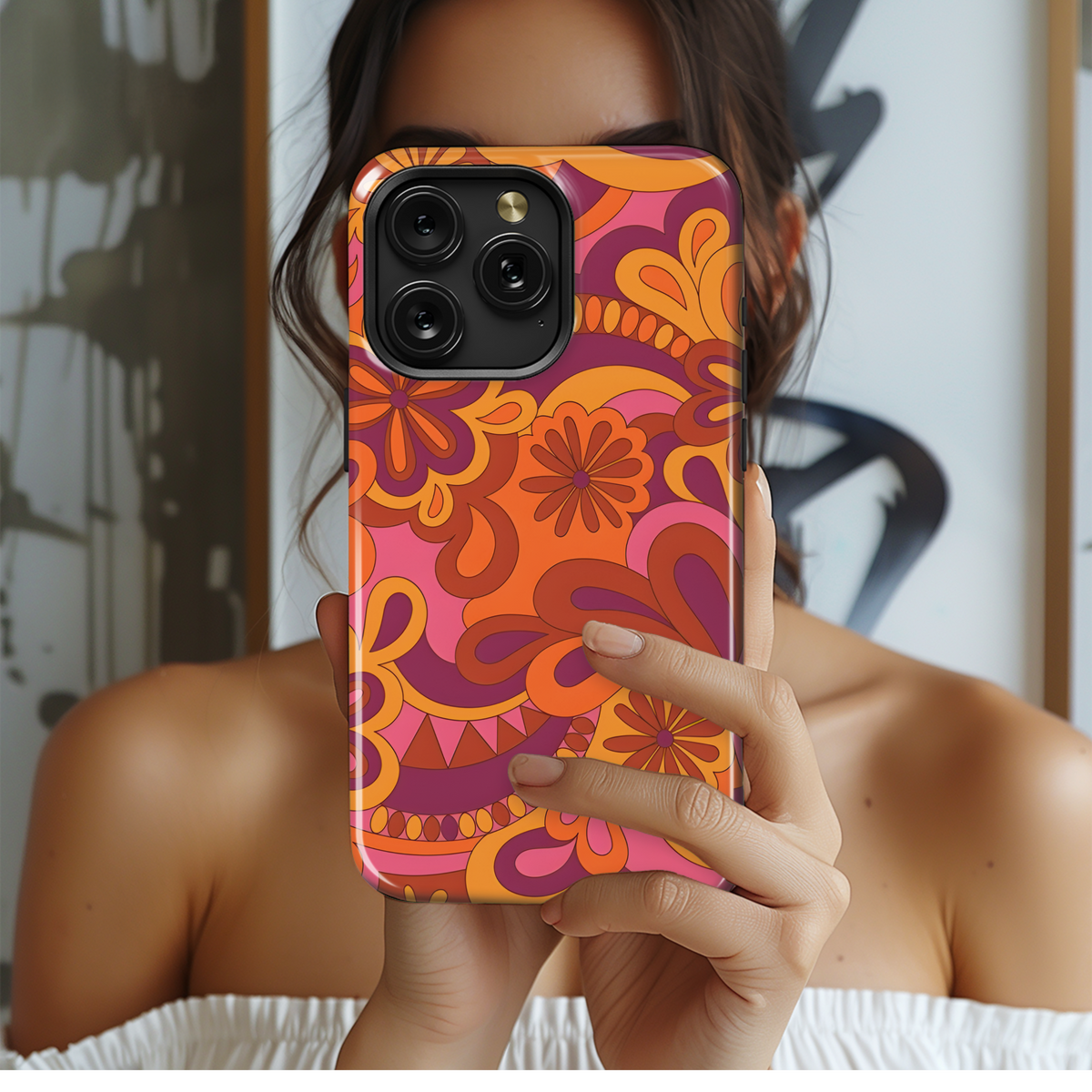 Psychedelic Hippie Phone Case iPhone Samsung Cover Pixel 2496 - Image 2