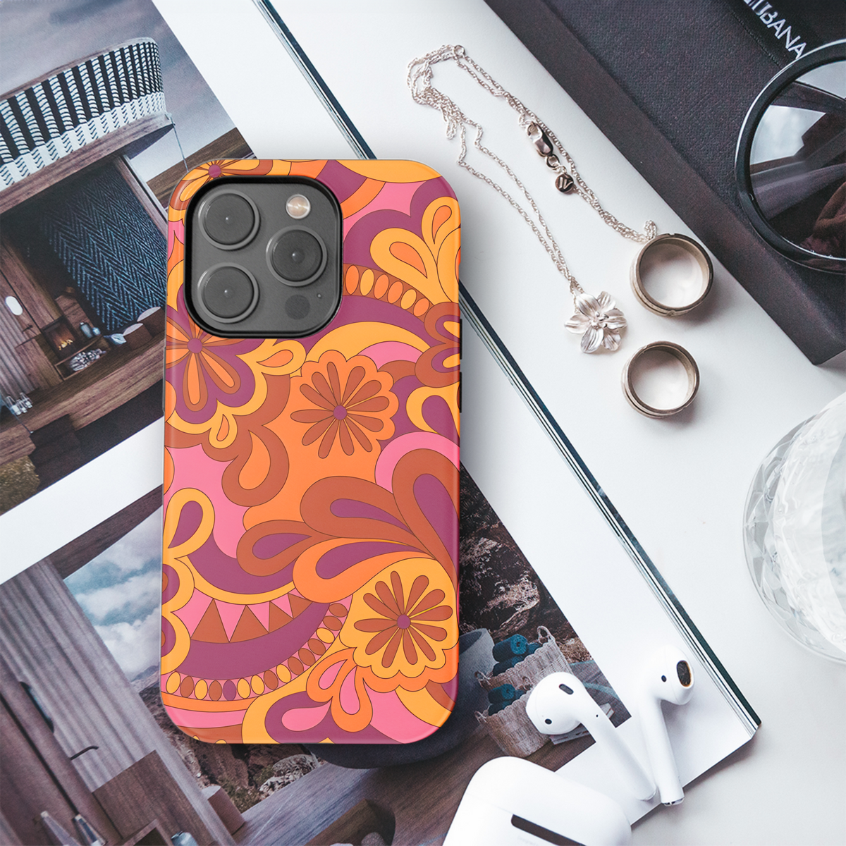 Psychedelic Hippie Phone Case iPhone Samsung Cover Pixel 2496 - Image 3