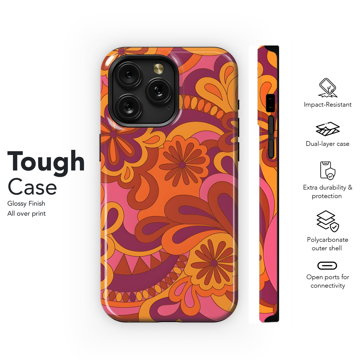 Psychedelic Hippie Phone Case iPhone Samsung Cover Pixel 2496 - Image 6