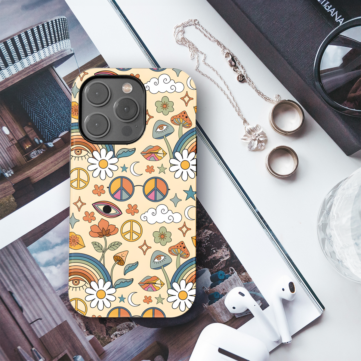 Psychedelic Hippie Phone Case iPhone Samsung Cover Pixel 2833 - Image 3