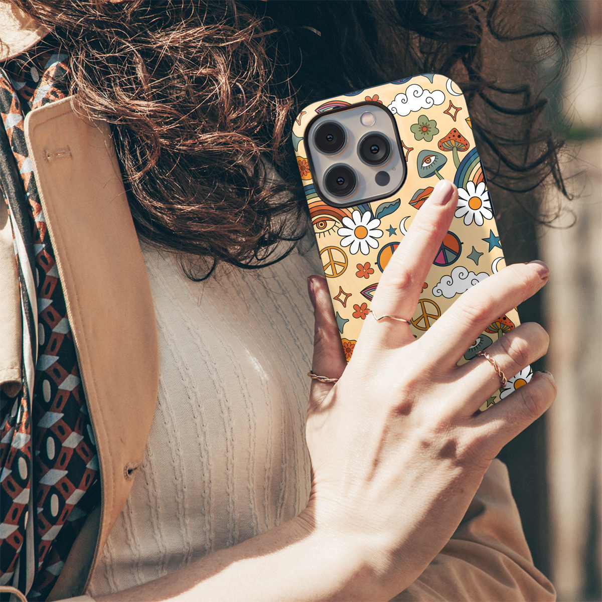 Psychedelic Hippie Phone Case iPhone Samsung Cover Pixel 2833 - Image 5