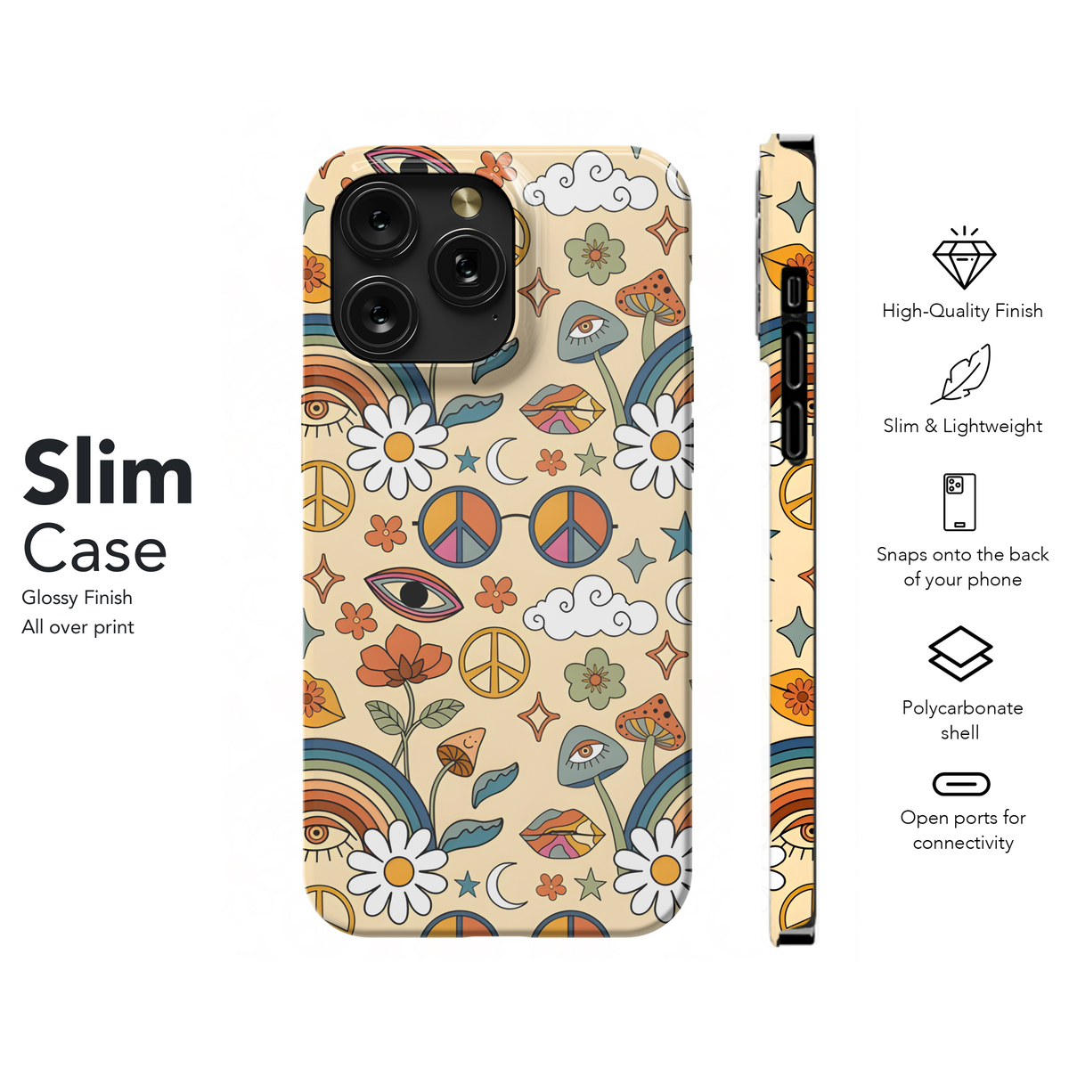 Psychedelic Hippie Phone Case iPhone Samsung Cover Pixel 2833 - Image 7