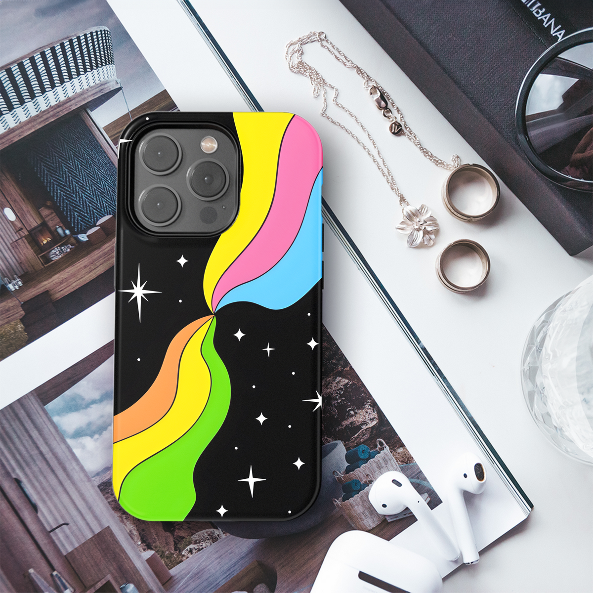 Psychedelic Space Y2K Phone Case iPhone Samsung Cover Pixel 2156 - Image 3