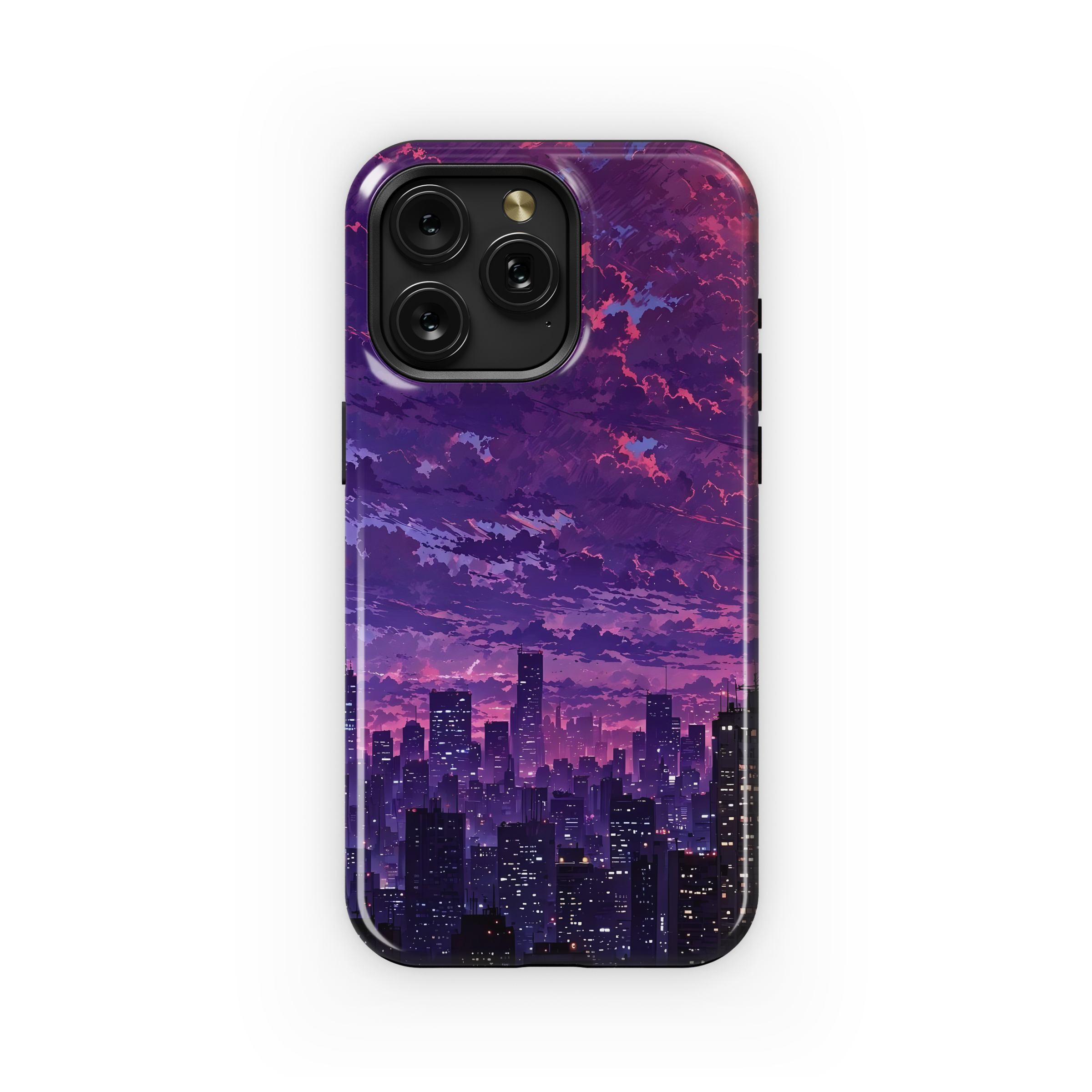 Purple City Sunset
 Phone Case iPhone Samsung Cover Pixel 4518 - Image 1