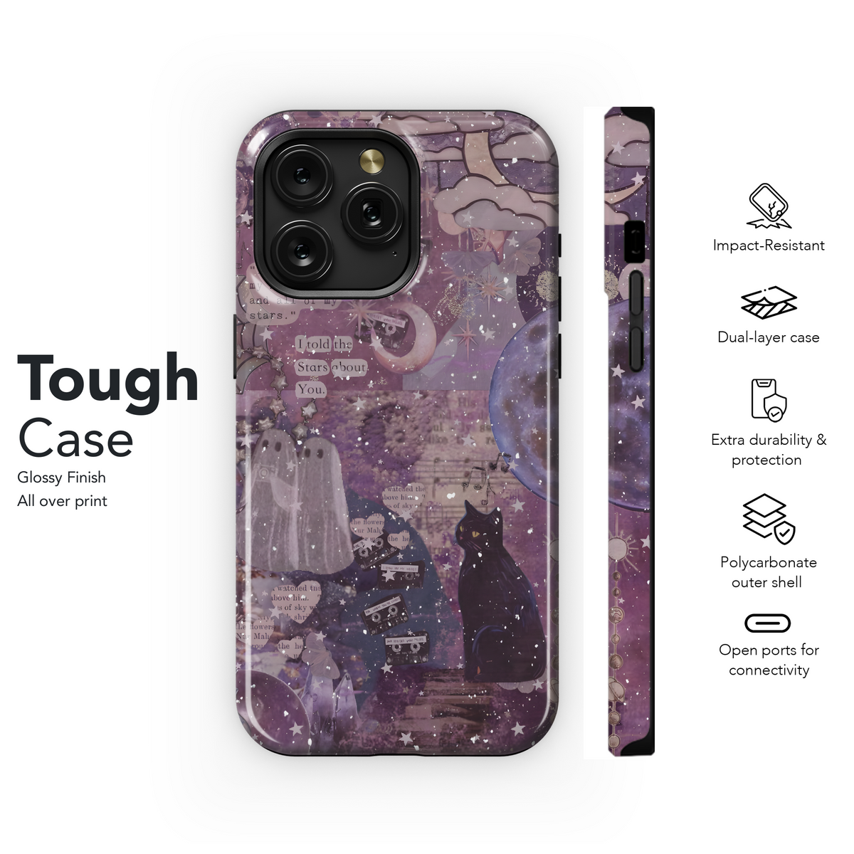 Purple Galaxy Dreams
 Phone Case iPhone Samsung Cover Pixel 4198 - Image 6