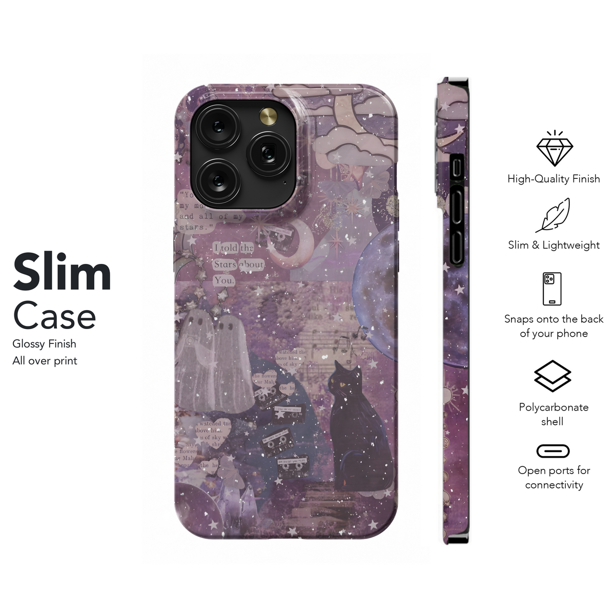 Purple Galaxy Dreams
 Phone Case iPhone Samsung Cover Pixel 4198 - Image 7