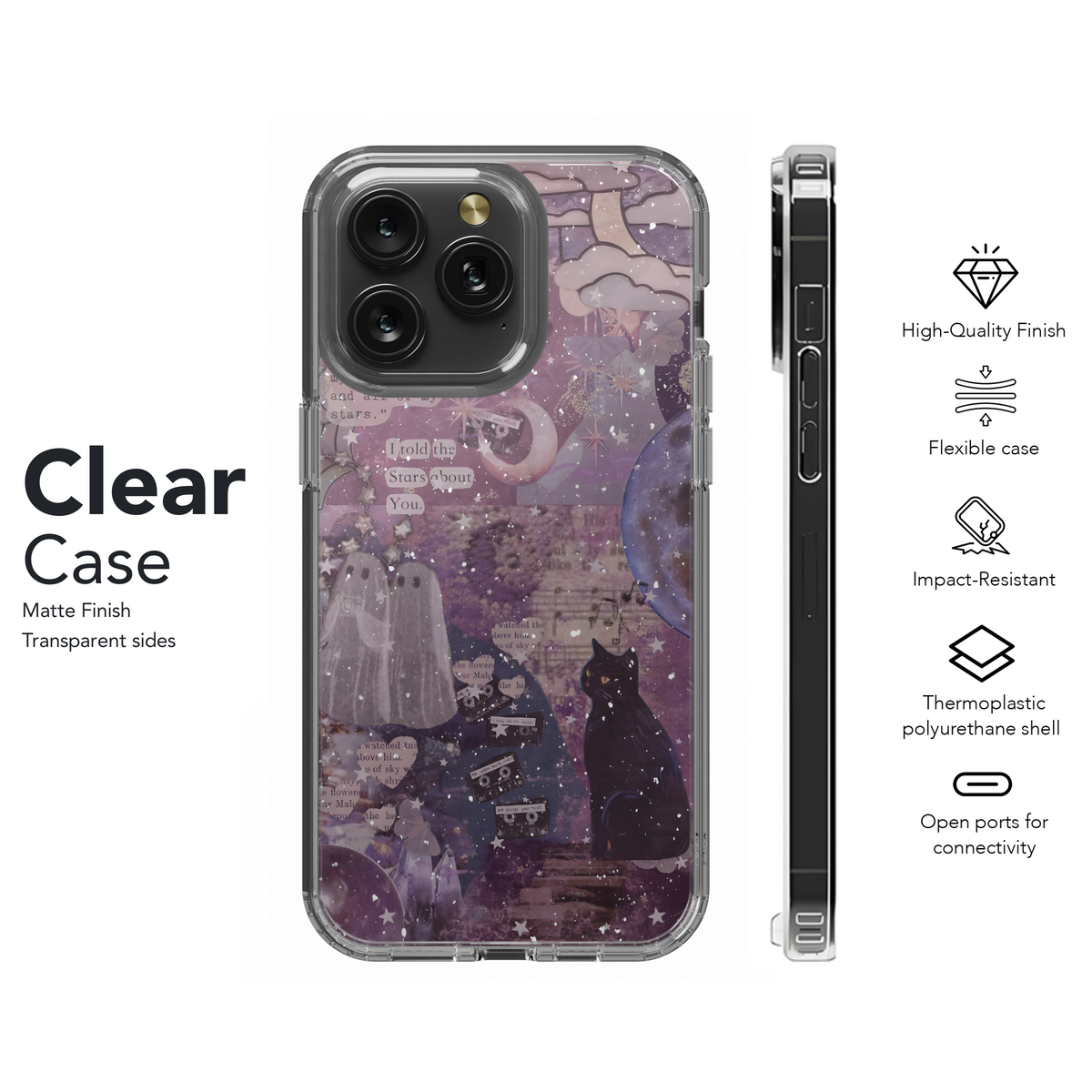 Purple Galaxy Dreams
 Phone Case iPhone Samsung Cover Pixel 4198 - Image 8