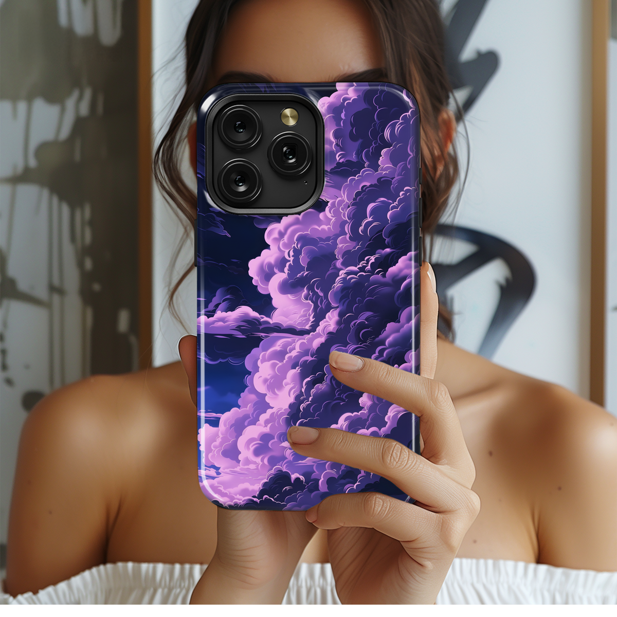 Purple Sky Dreamscape
 Phone Case iPhone Samsung Cover Pixel 4283 - Image 2