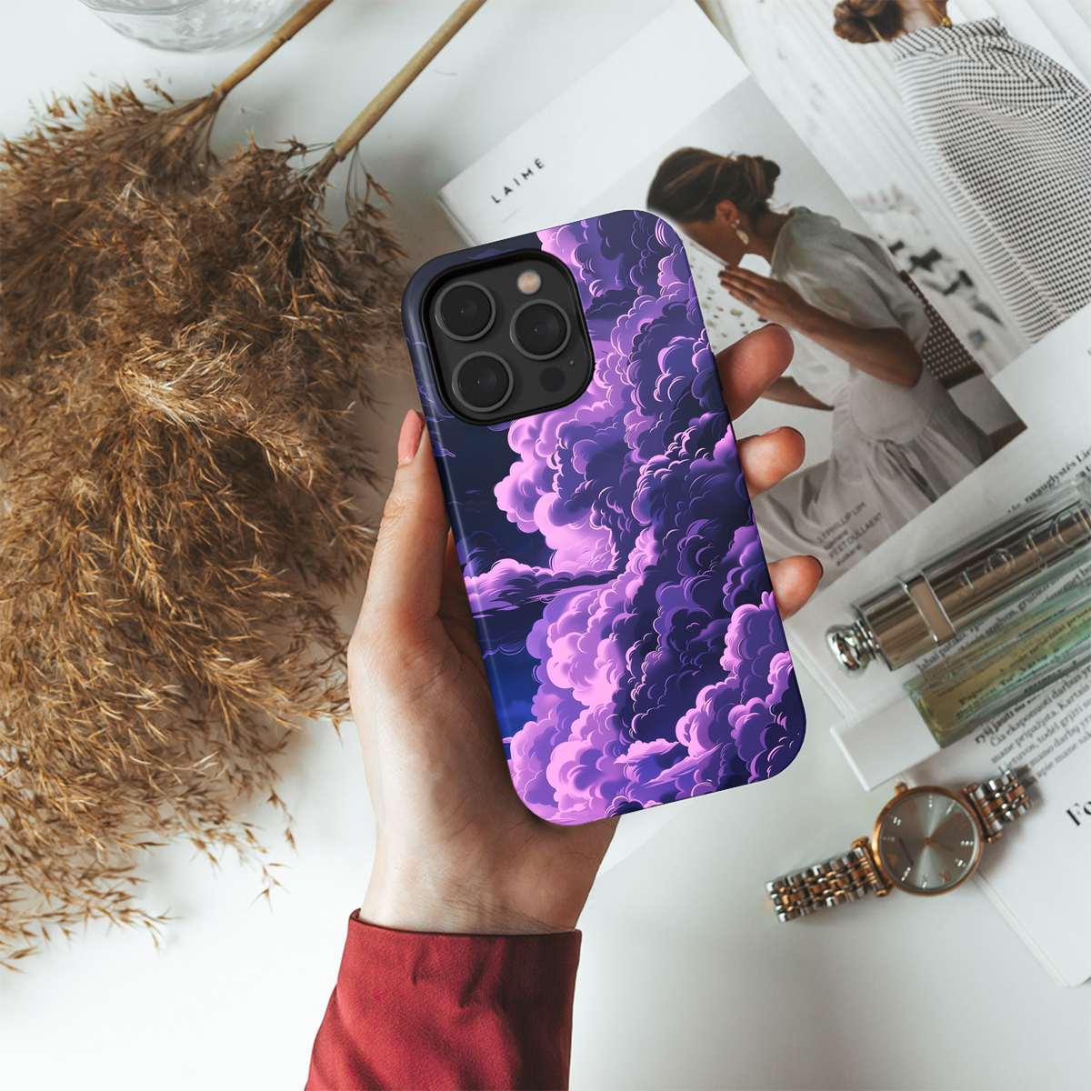 Purple Sky Dreamscape
 Phone Case iPhone Samsung Cover Pixel 4283 - Image 4