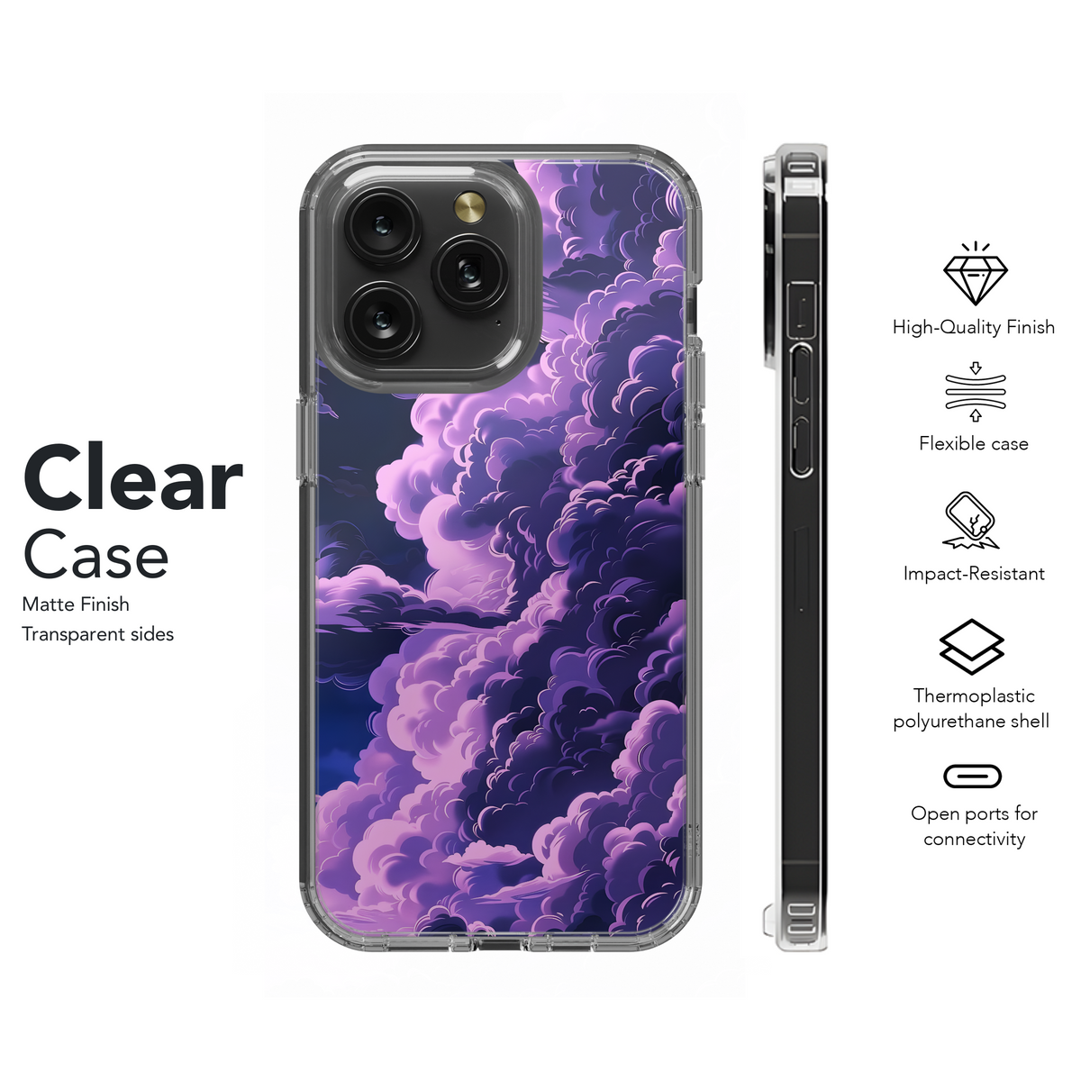 Purple Sky Dreamscape
 Phone Case iPhone Samsung Cover Pixel 4283 - Image 8