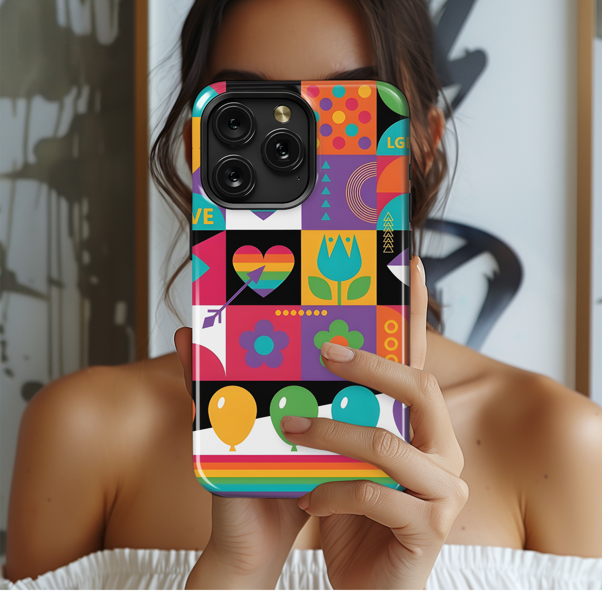 Rainbow LGBT+ Pride Phone Case iPhone Samsung Cover Pixel 3868 - Image 2