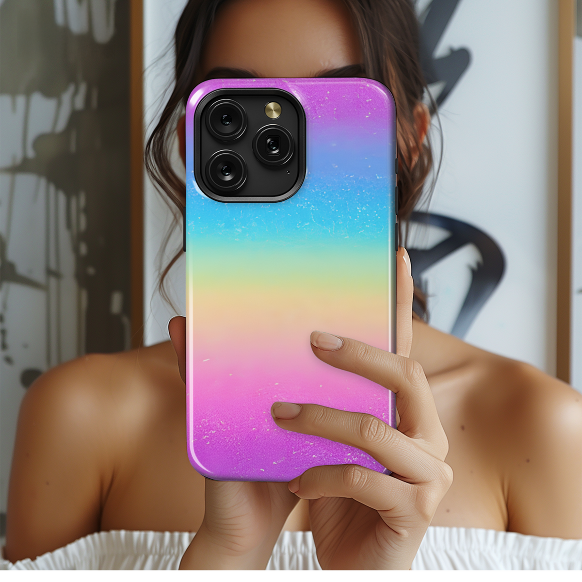 Rainbow Phone Case iPhone Samsung Cover Pixel 3861 - Image 2