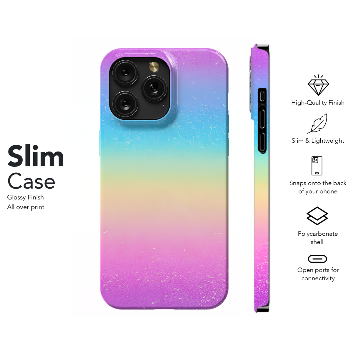 Rainbow Phone Case iPhone Samsung Cover Pixel 3861 - Image 7