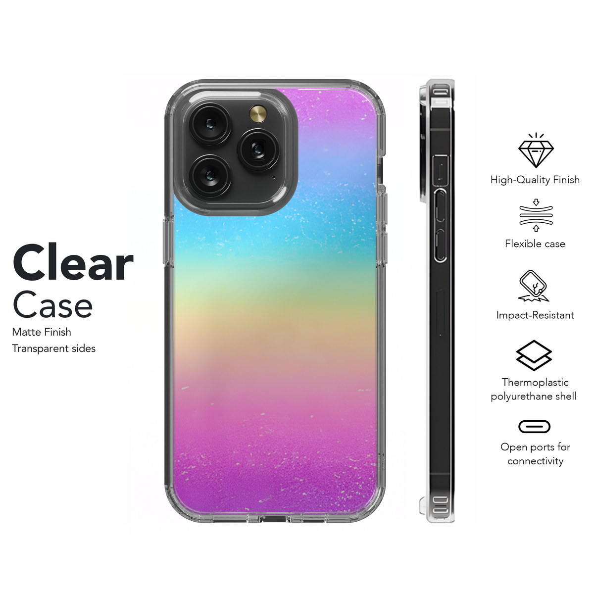 Rainbow Phone Case iPhone Samsung Cover Pixel 3861 - Image 8