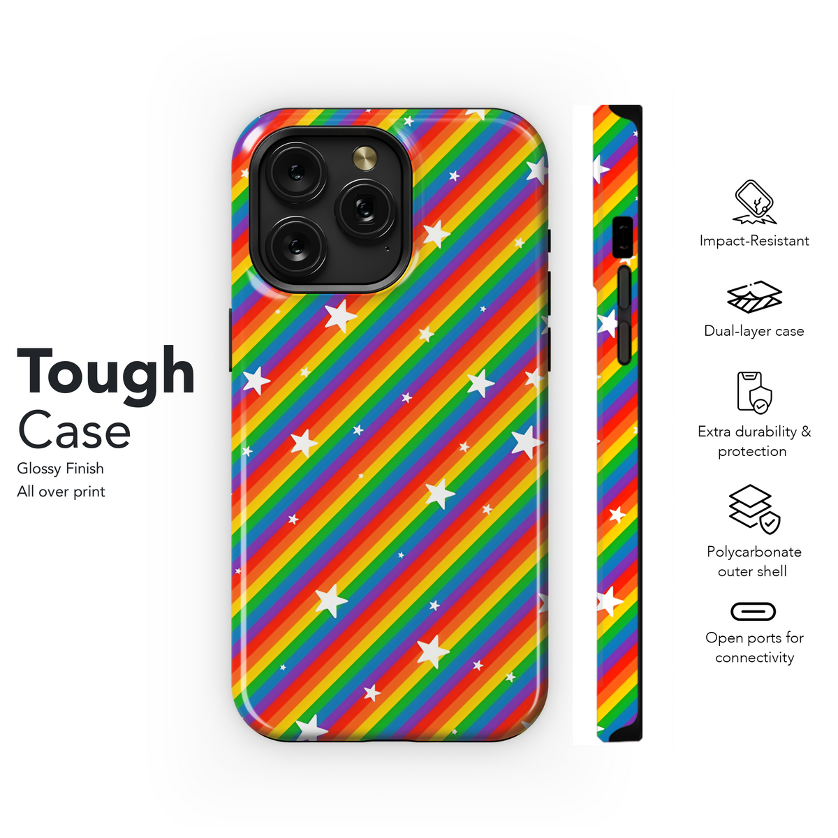 Rainbow Pride Month Phone Case iPhone Samsung Cover Pixel 3872 - Image 6