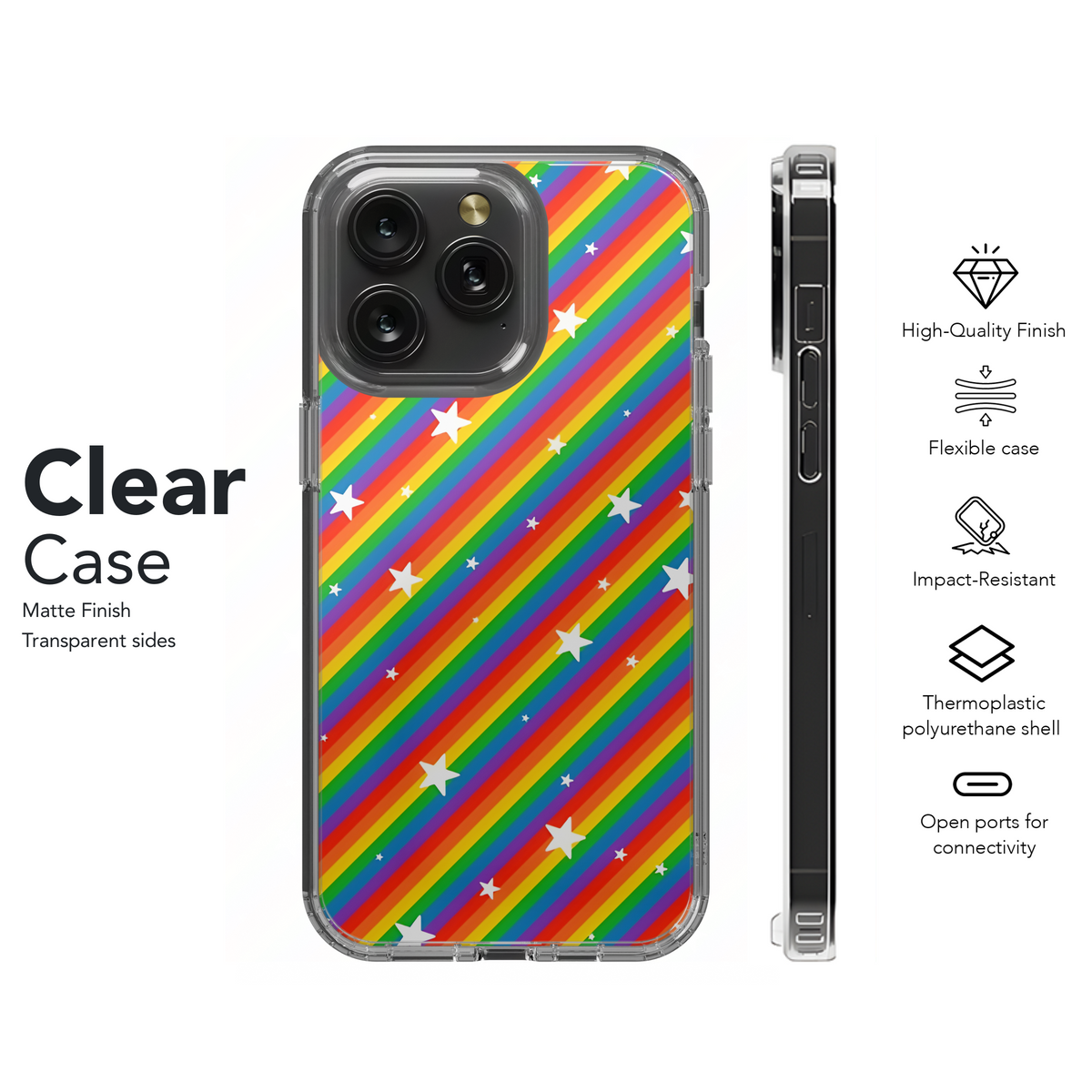 Rainbow Pride Month Phone Case iPhone Samsung Cover Pixel 3872 - Image 8