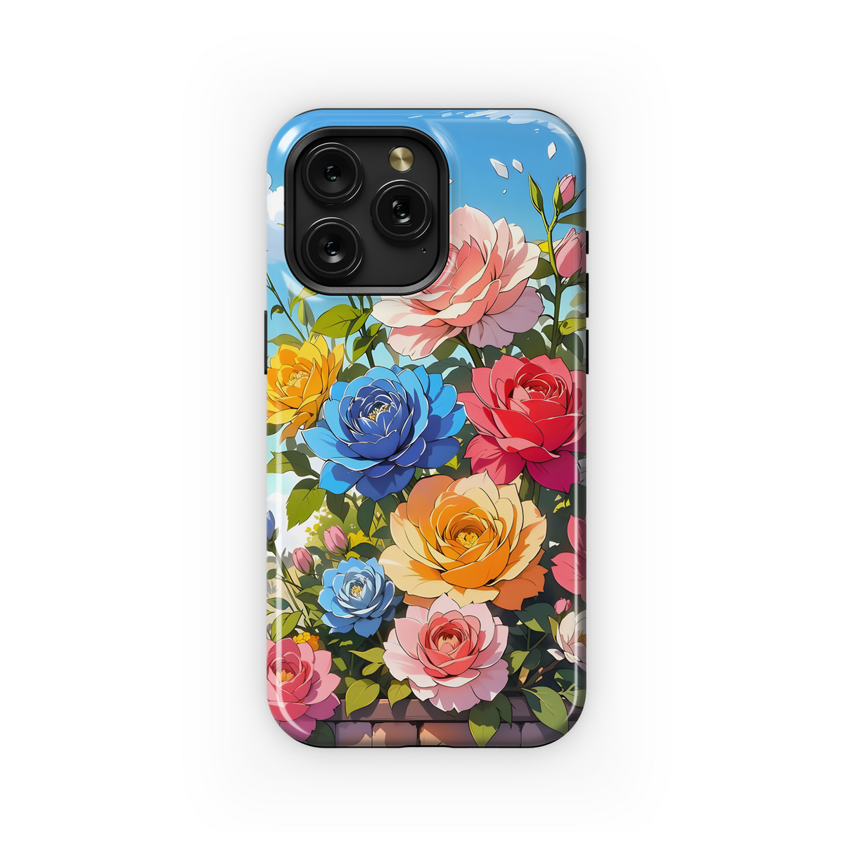 Rainbow Rose Garden
 Phone Case iPhone Samsung Cover Pixel 4120 - Image 1