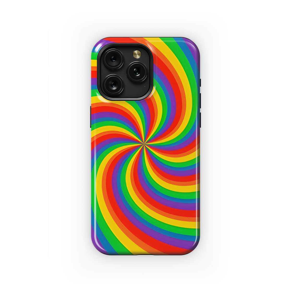 Rainbow Vortex LGBTQ+ Pride Month Phone Case iPhone Samsung Cover Pixel 3866 - Image 1